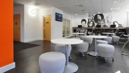 EC Bristols student lounge